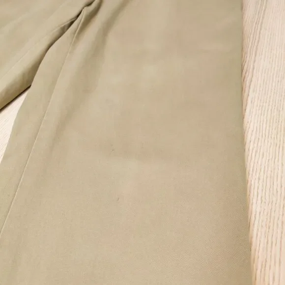 Peter Millar Raleigh Washed Twill Flat Front Golf Khaki Pant Chino 34x30 MC0B84